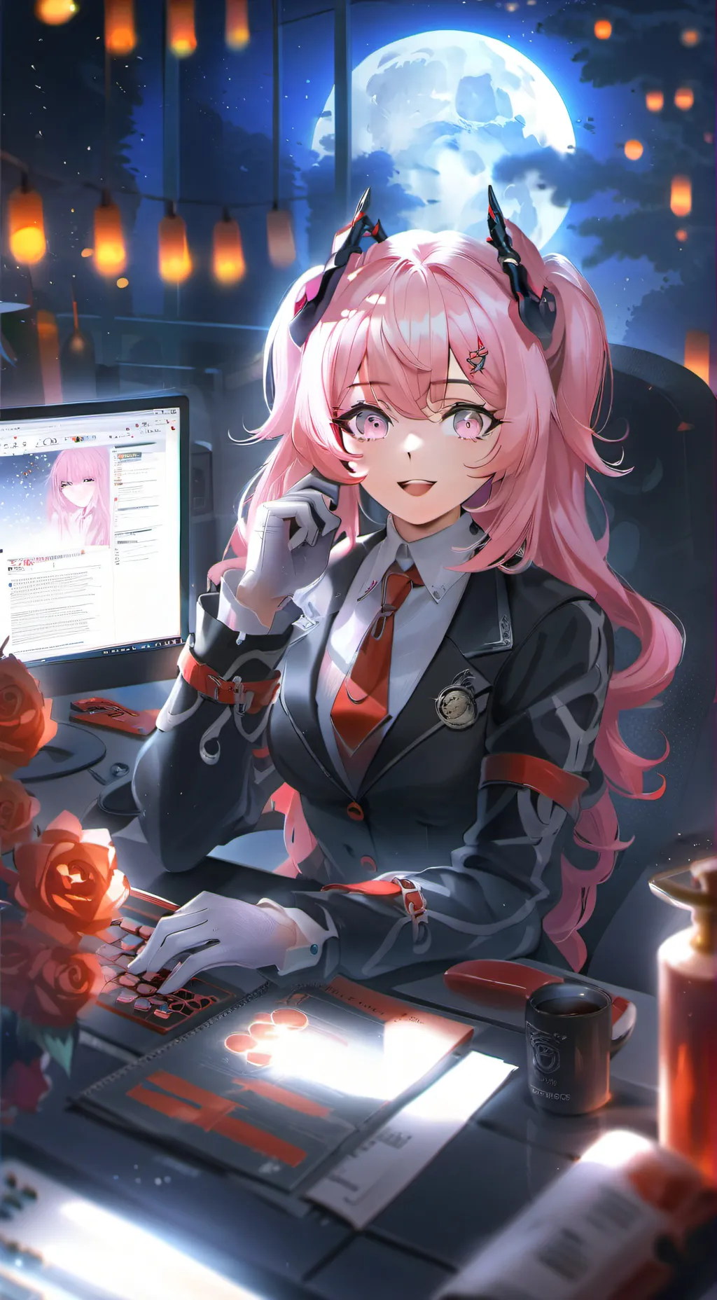 ai character: Himiko background