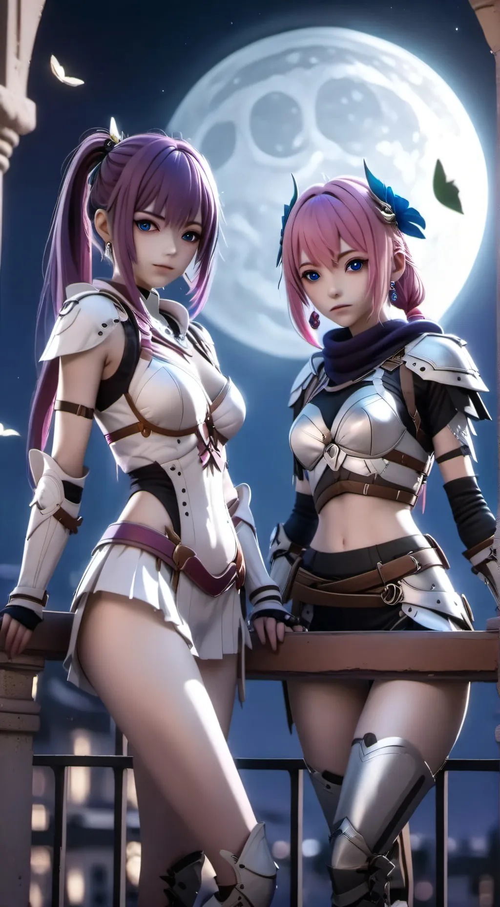 ai character: Azumi and Shira background