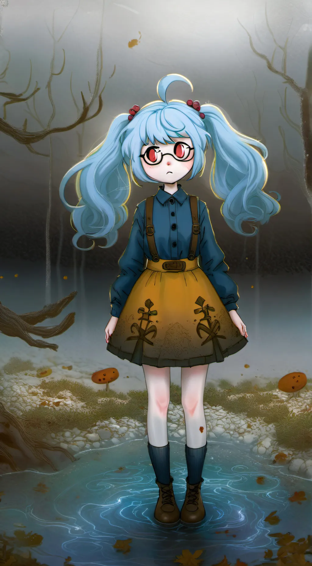 ai character: sally face, tu background