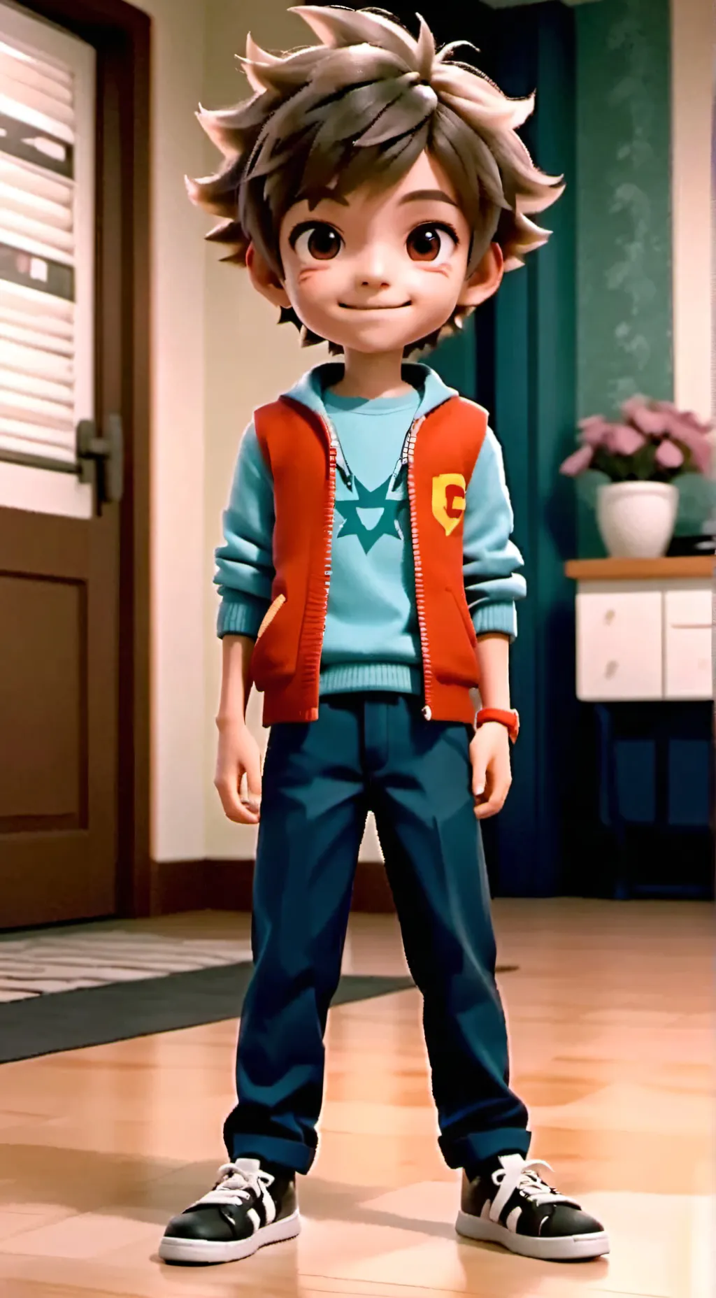 ai character: August background