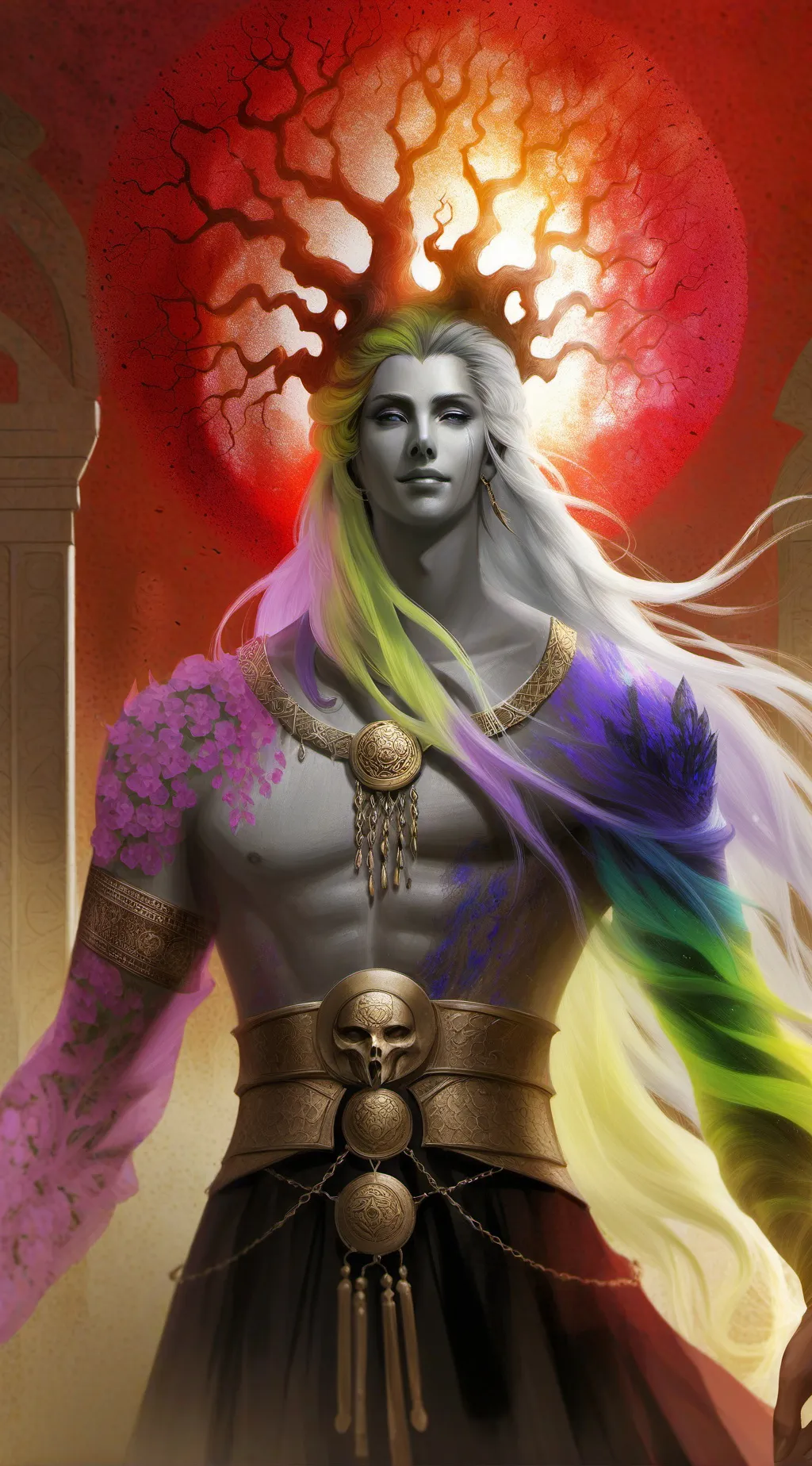 ai character: Reine background