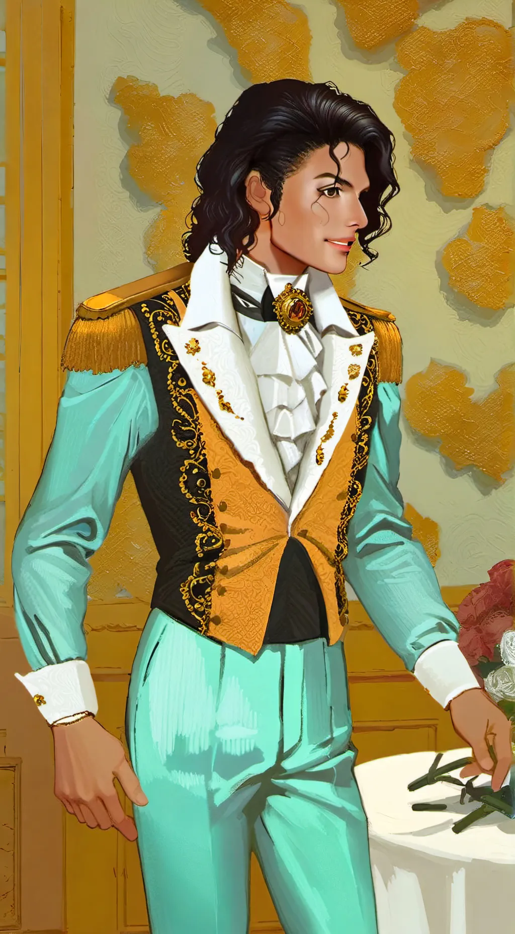 ai character: MICHAEL JACKSON 👉👈 background