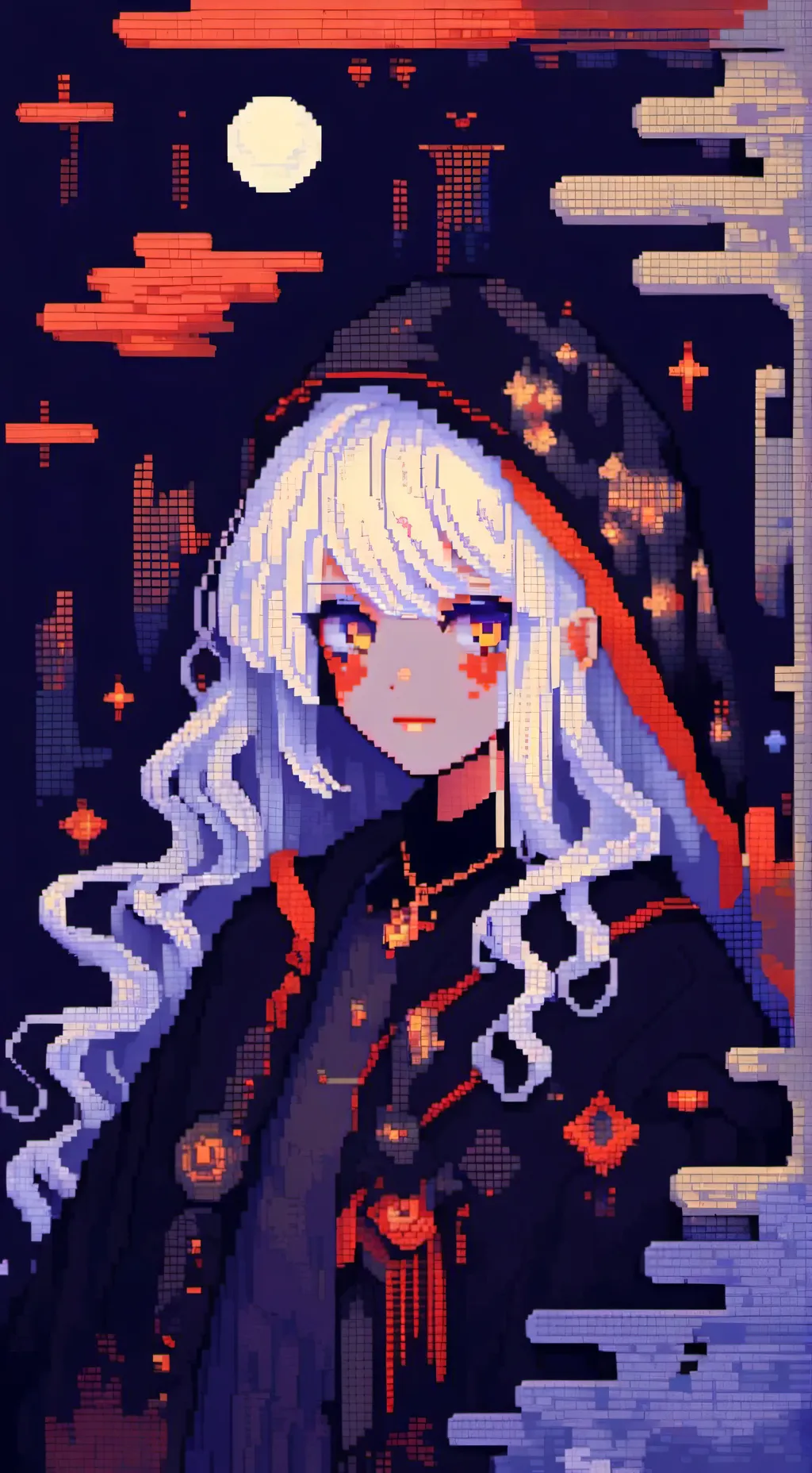 ai character: killer cold background