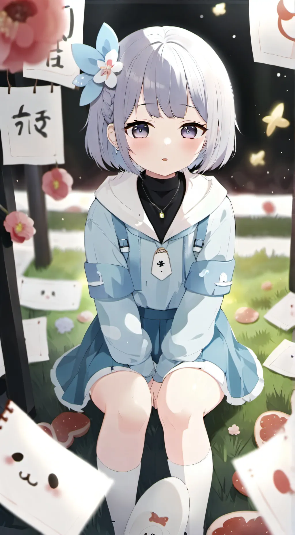 ai character: Аня  background