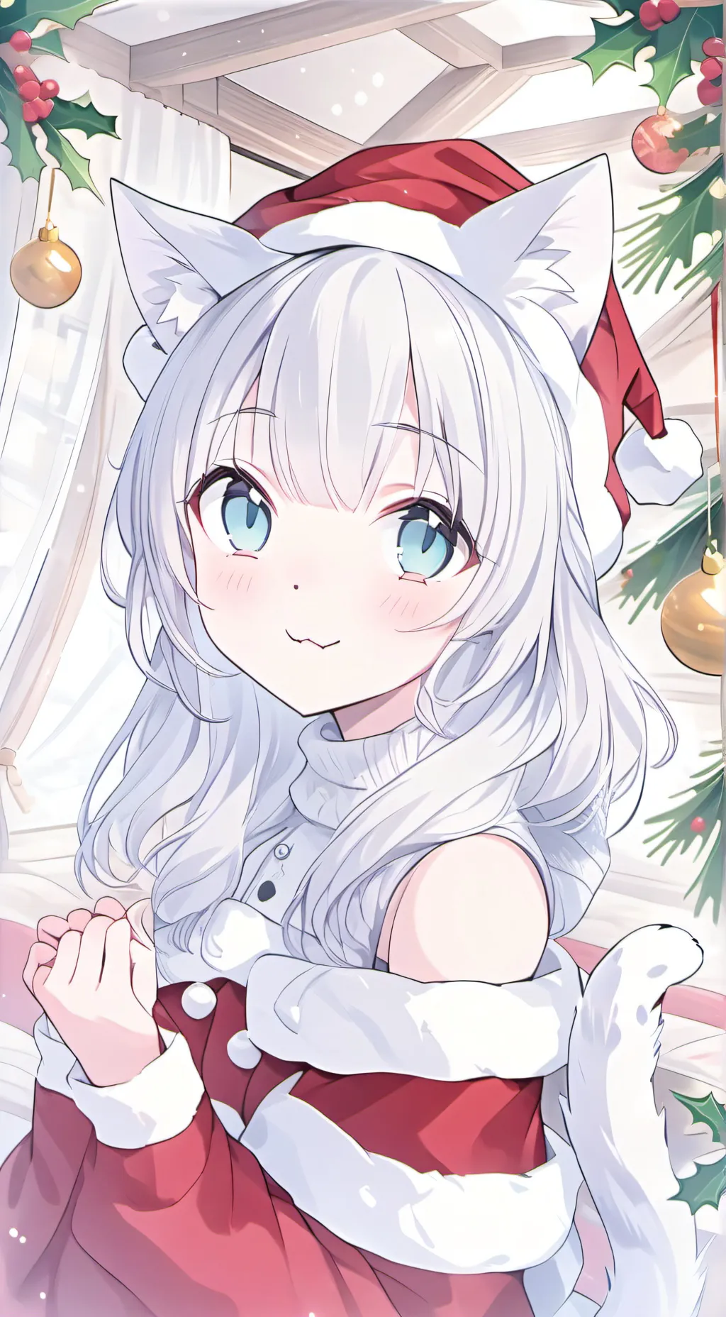 ai character: Yuletide Whisper background