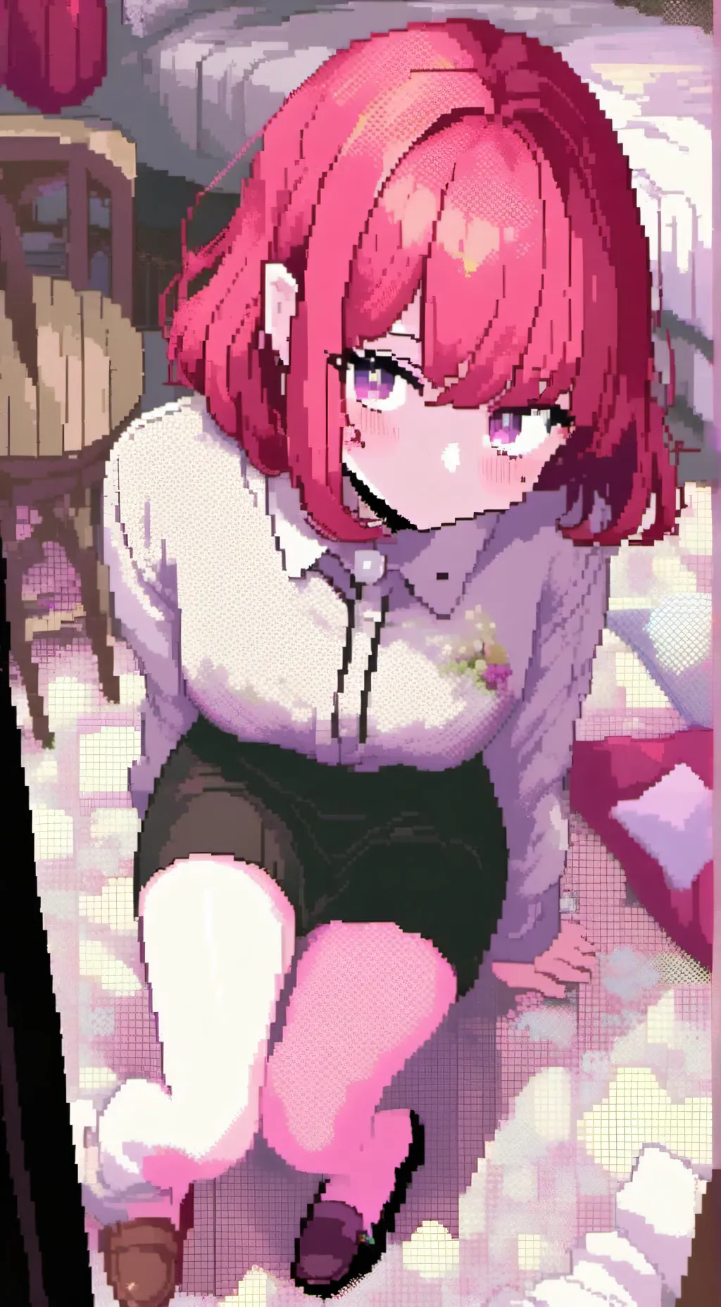 ai character: gf😘🩷 background