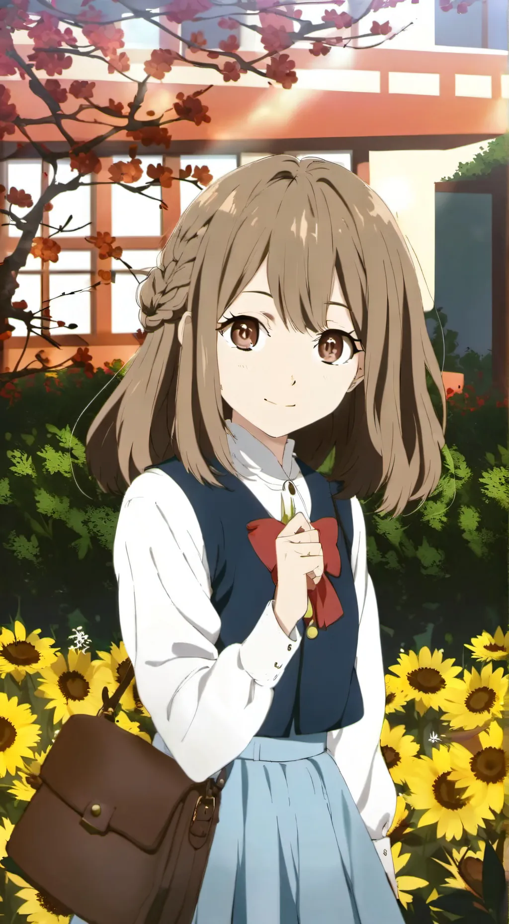 ai character: Saki background