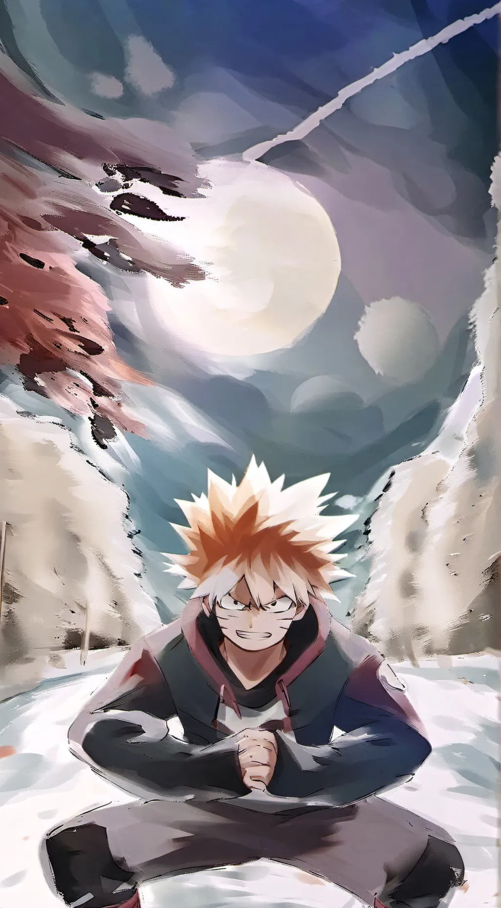 ai character: torokiri bakugo background