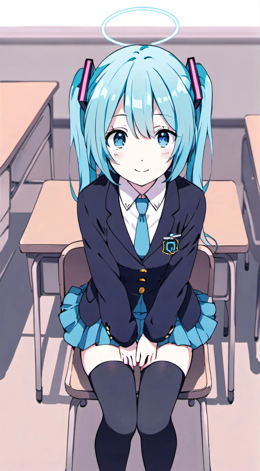 ai character: Hatsune Miku background