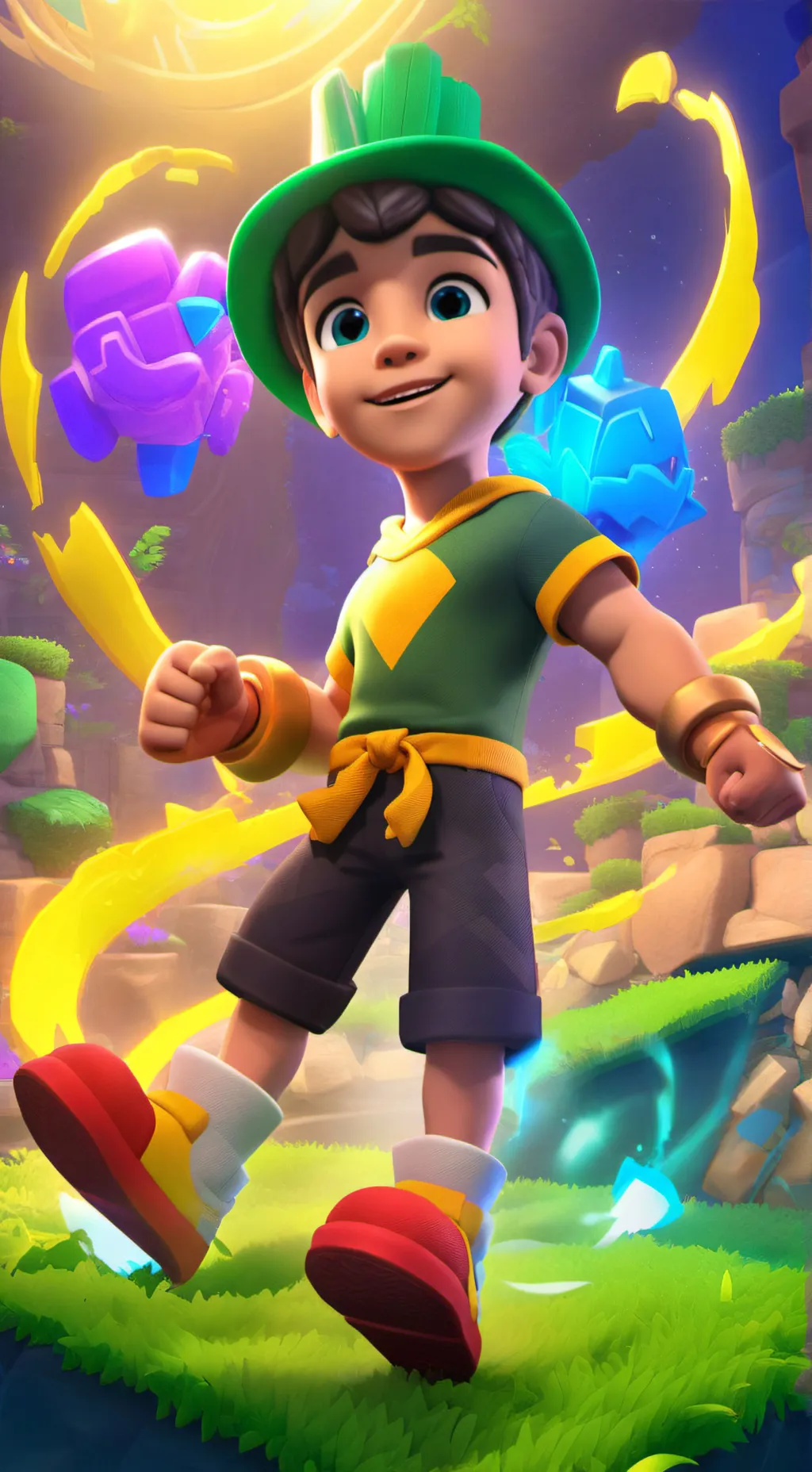 ai character: Aaron background