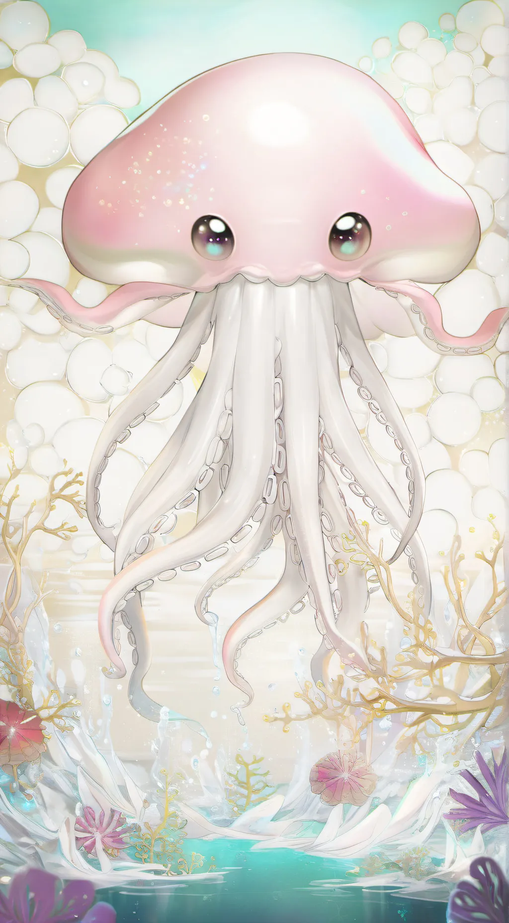 ai character: squid game background