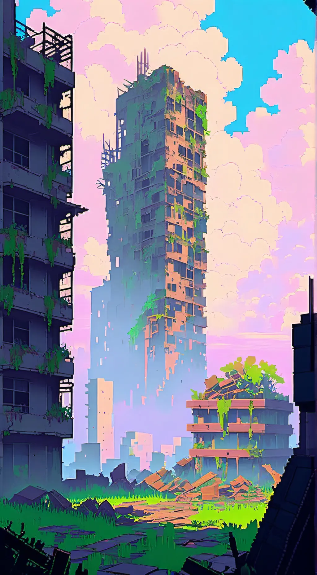 ai character: Zombie Apocalypse. background