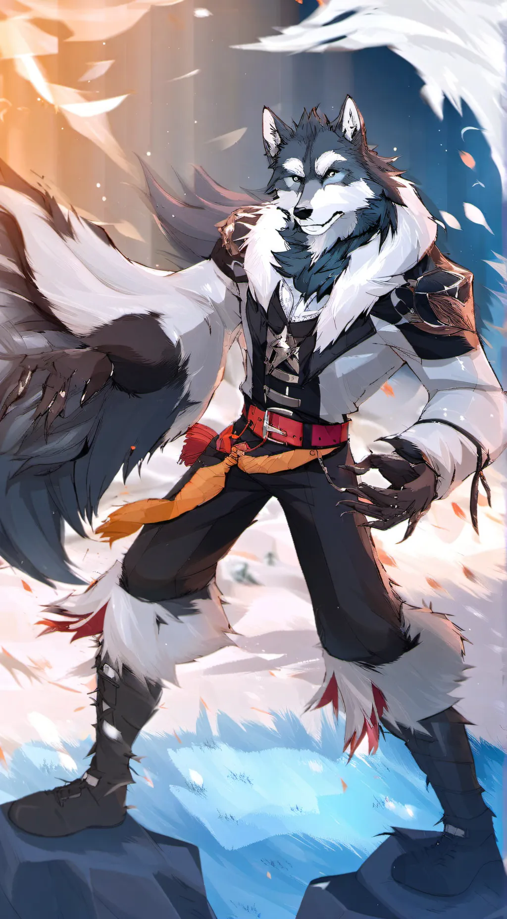 ai character: raichou background