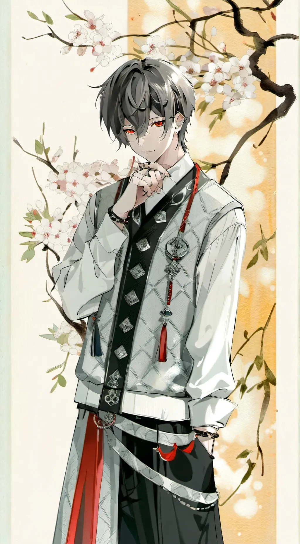 ai character: нигури background