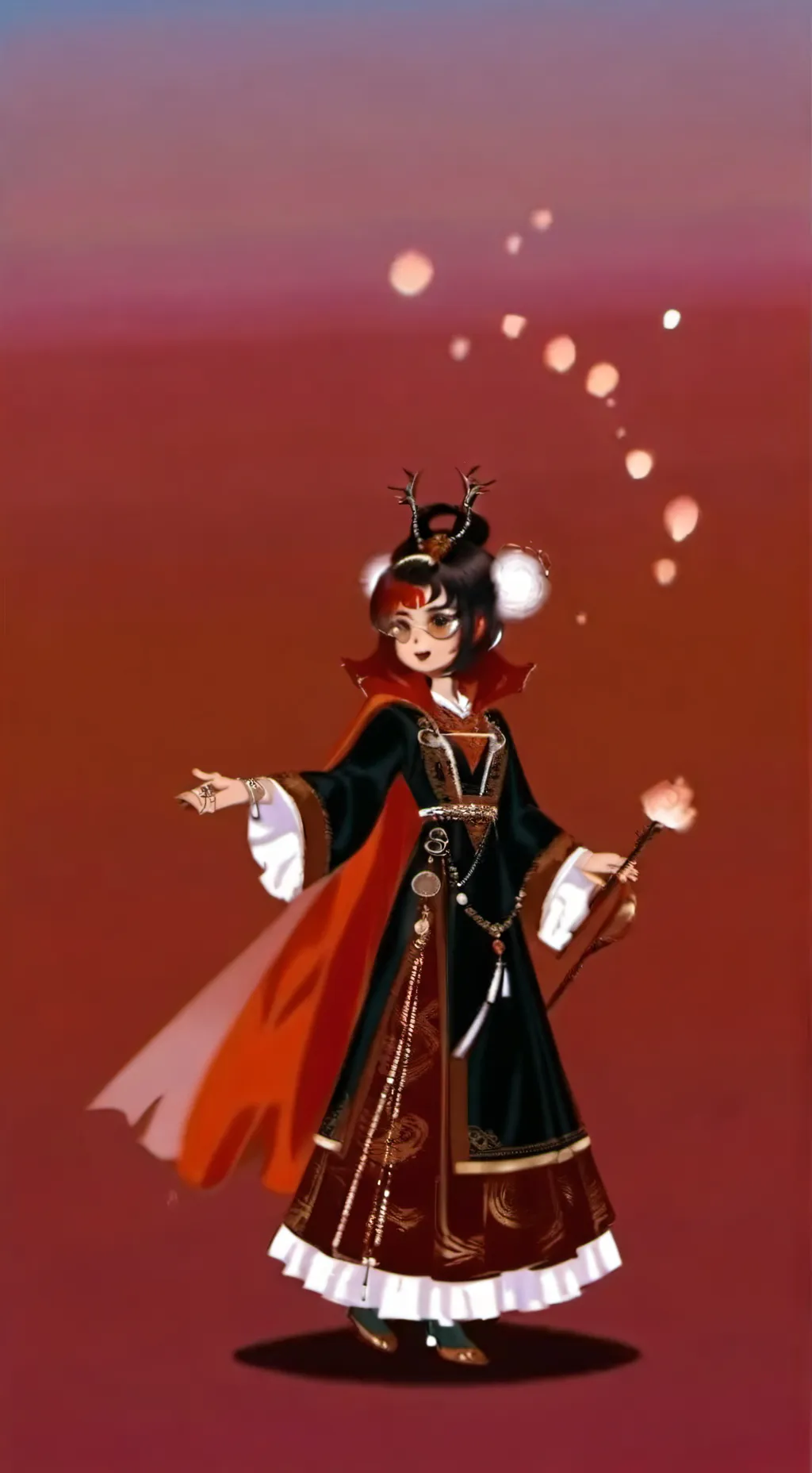 ai character: Dark FireTailed  background