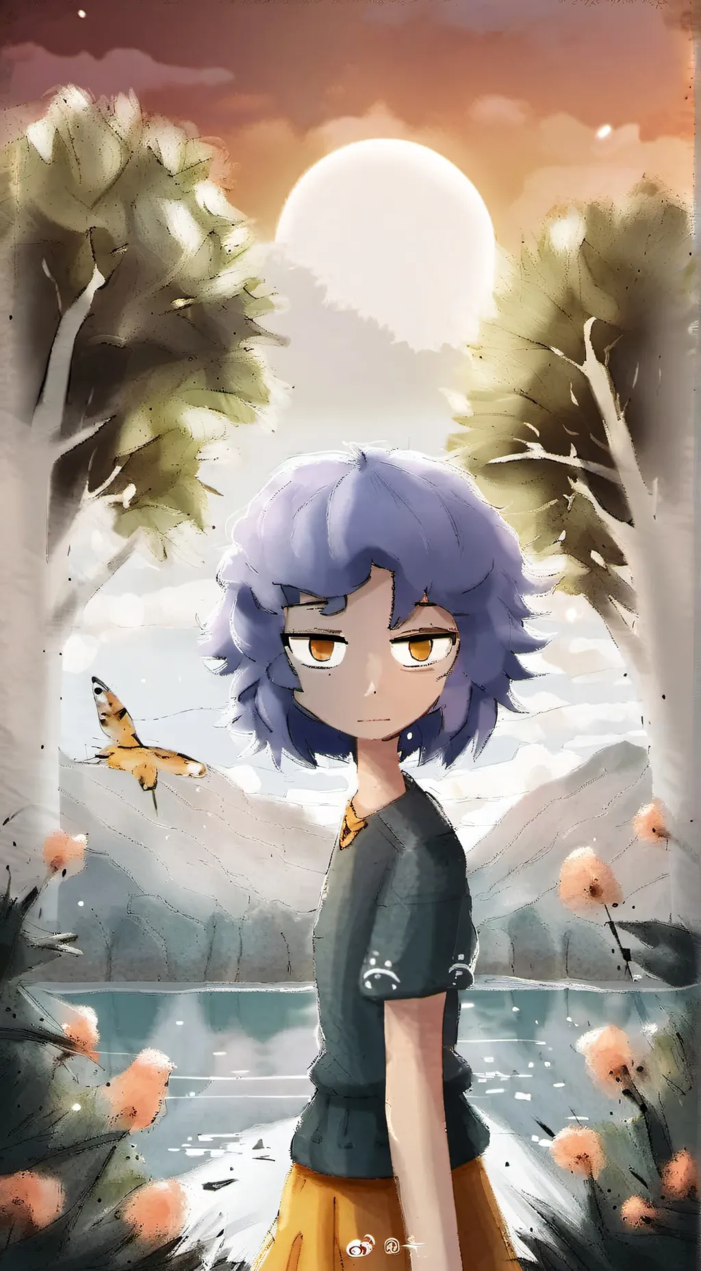 ai character: belt(emo xd) background