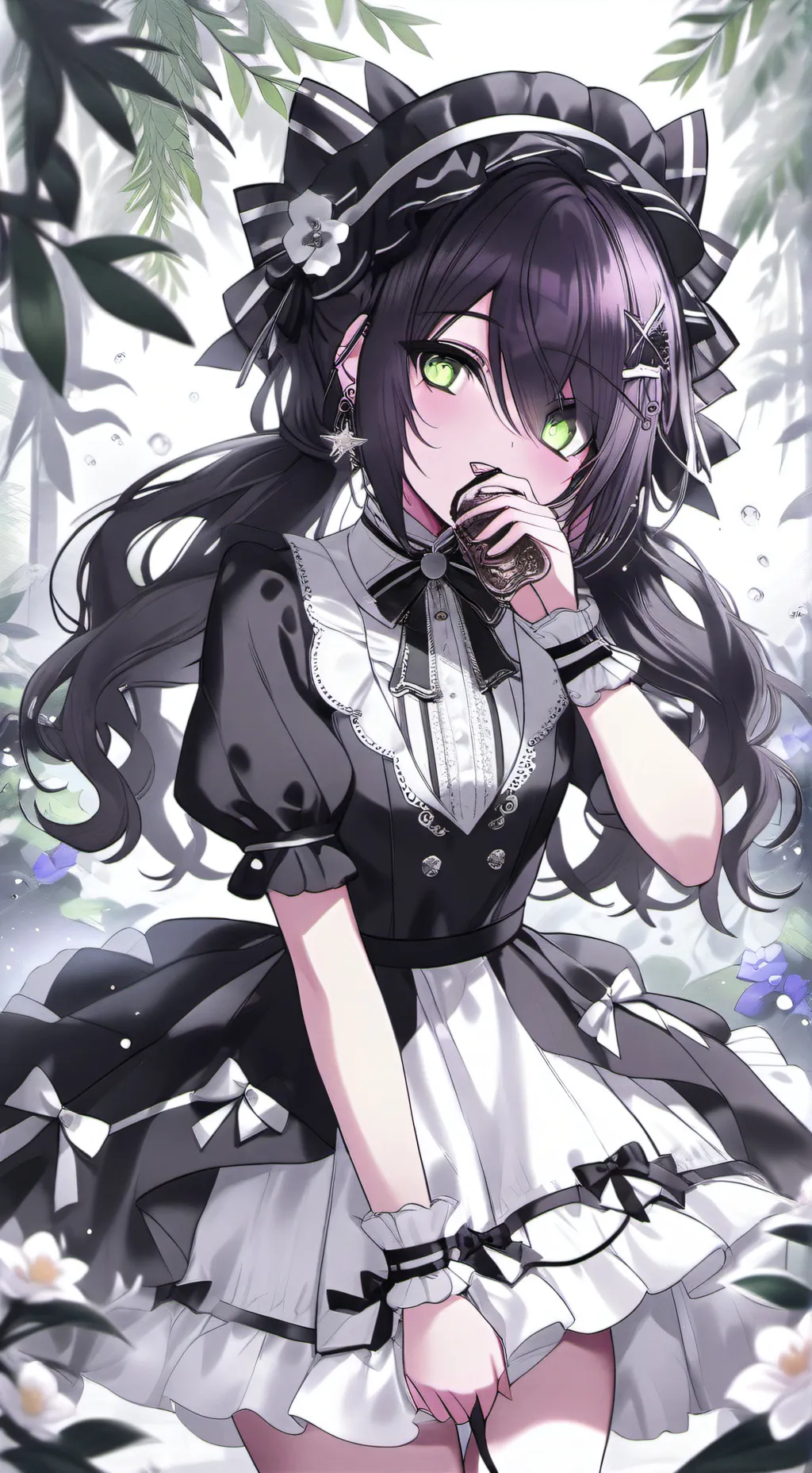 ai character: Луна background