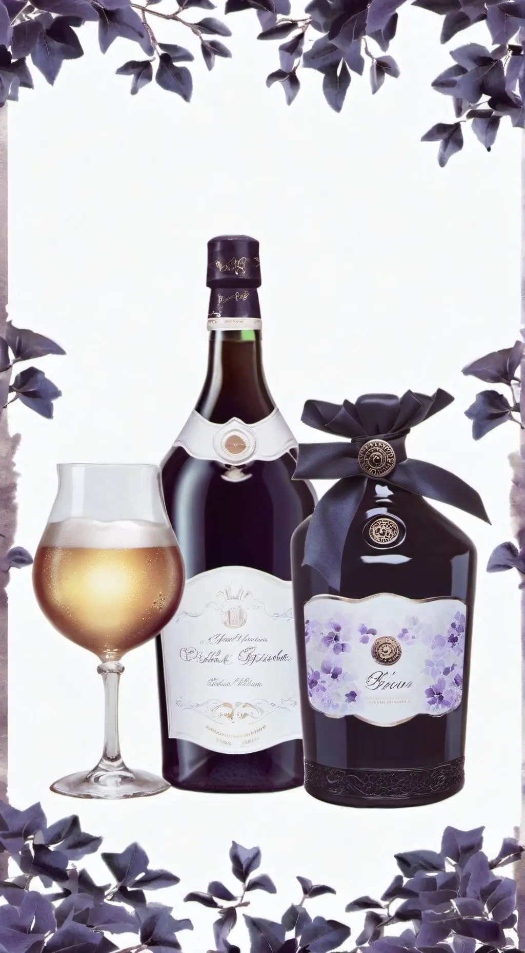 ai character: alkohol background