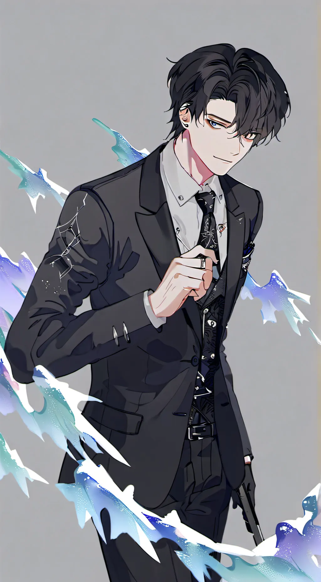 ai character: Aaron  background