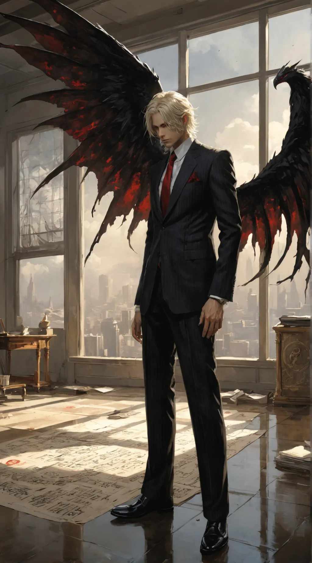 ai character: Azrael background