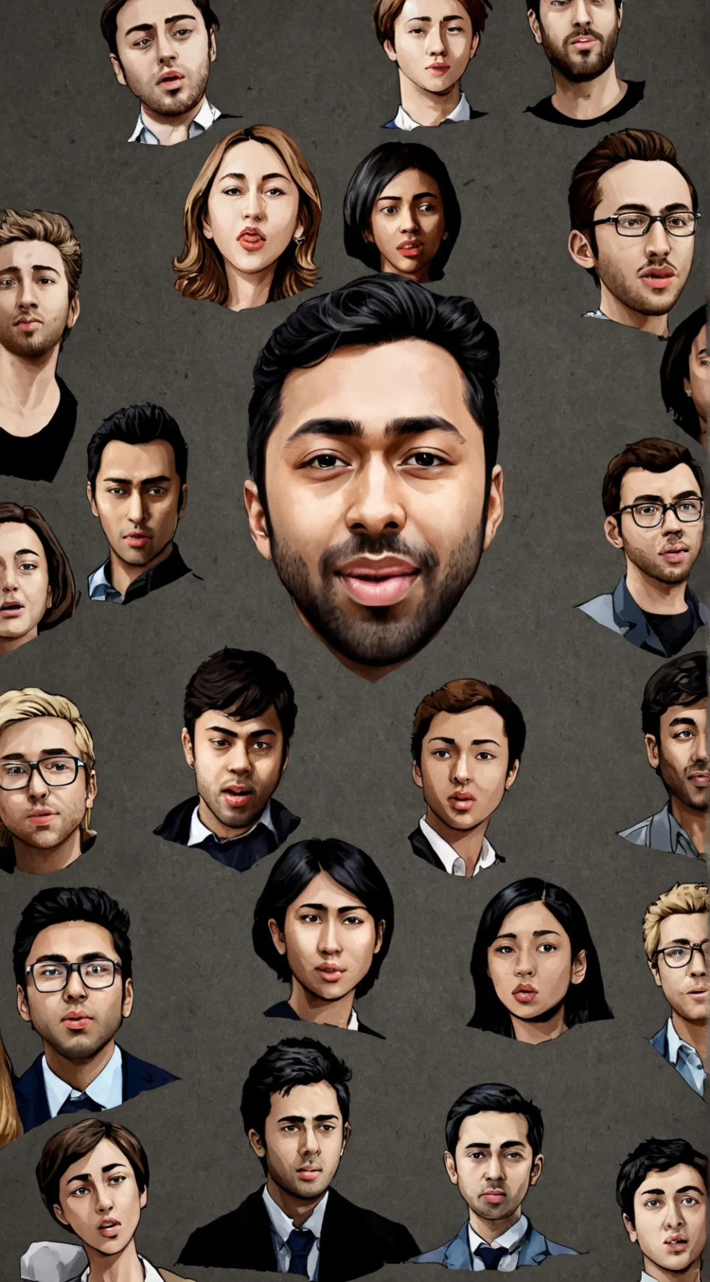 ai character: Trap house  background