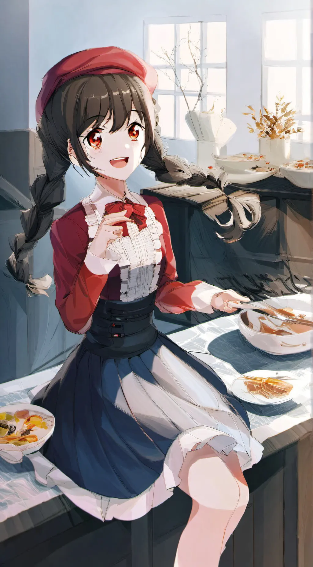 ai character: mind land background