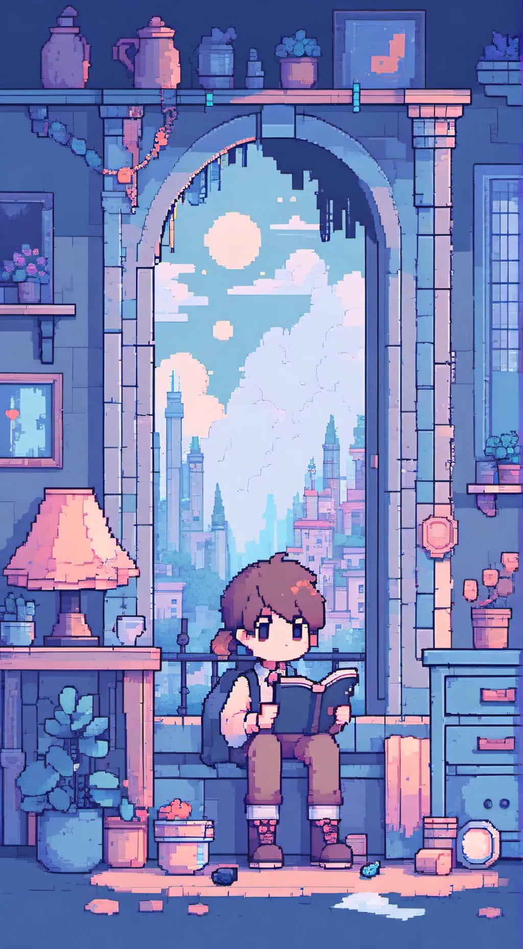 ai character: DW murder lol background