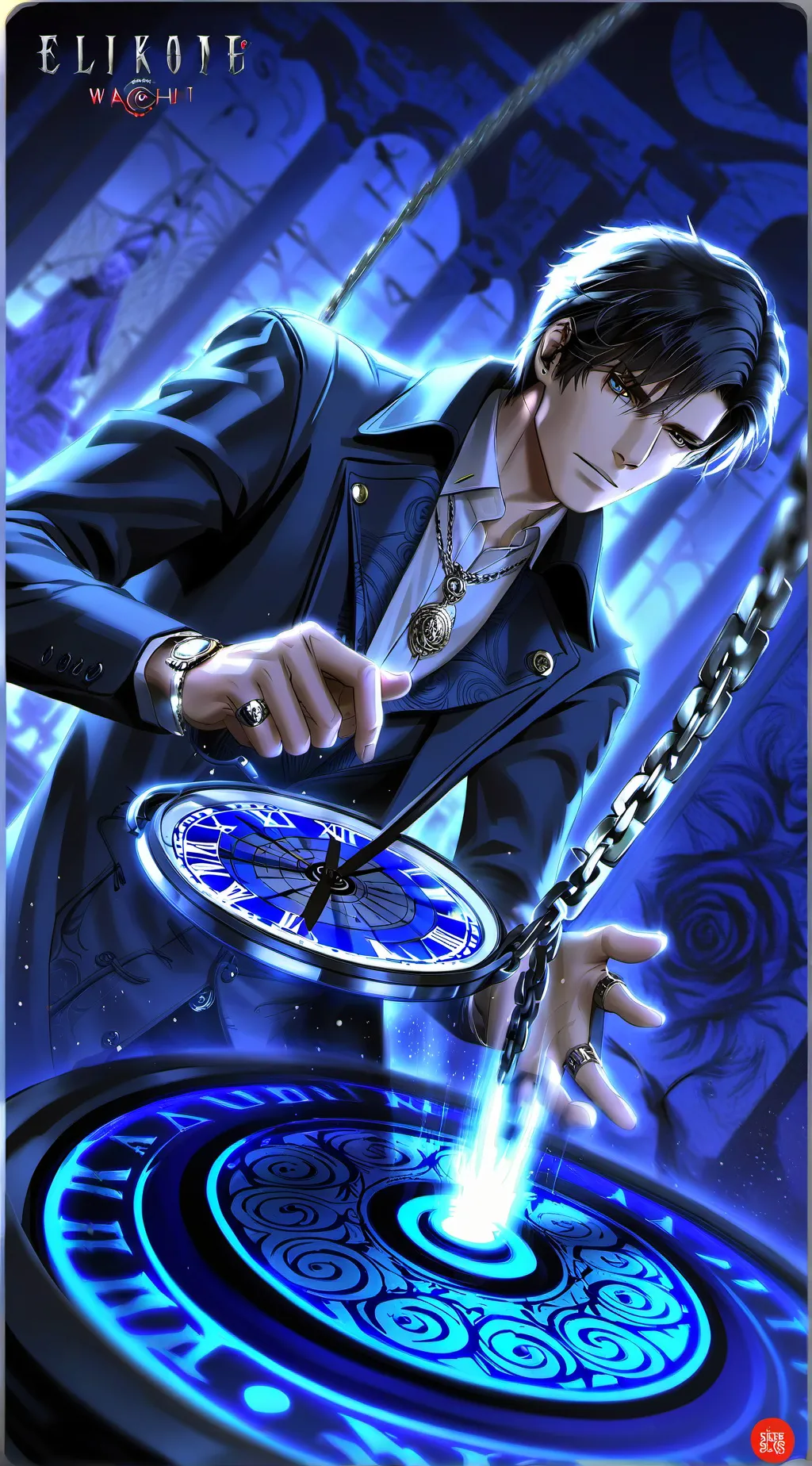 ai character: hypnotize man background