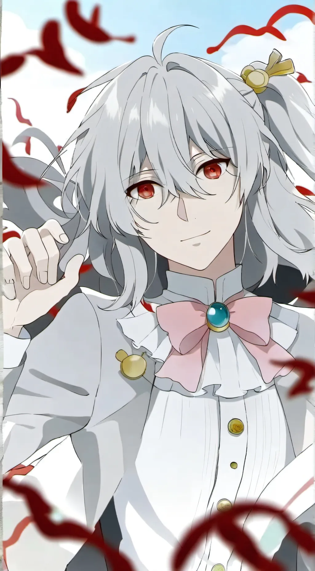 ai character: Ghost  background