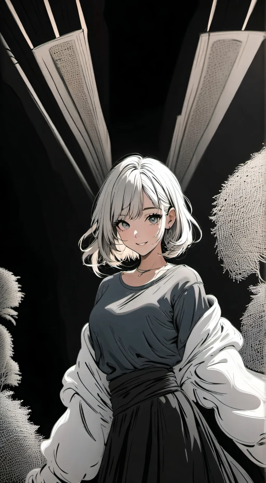 ai character: Luna background