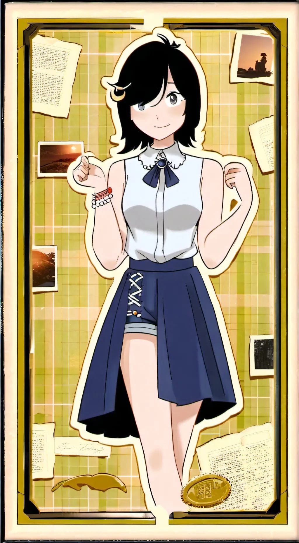 ai character: stacy Ramshackle  background