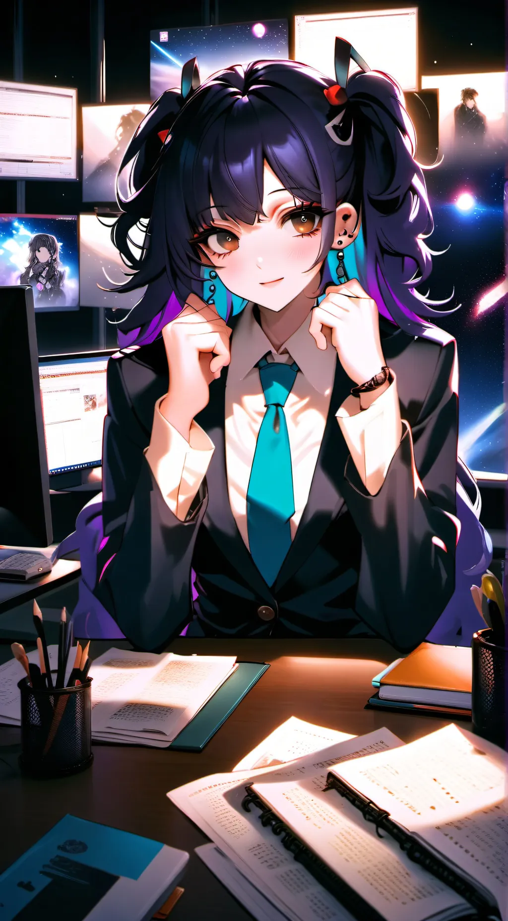 ai character: Himiko background