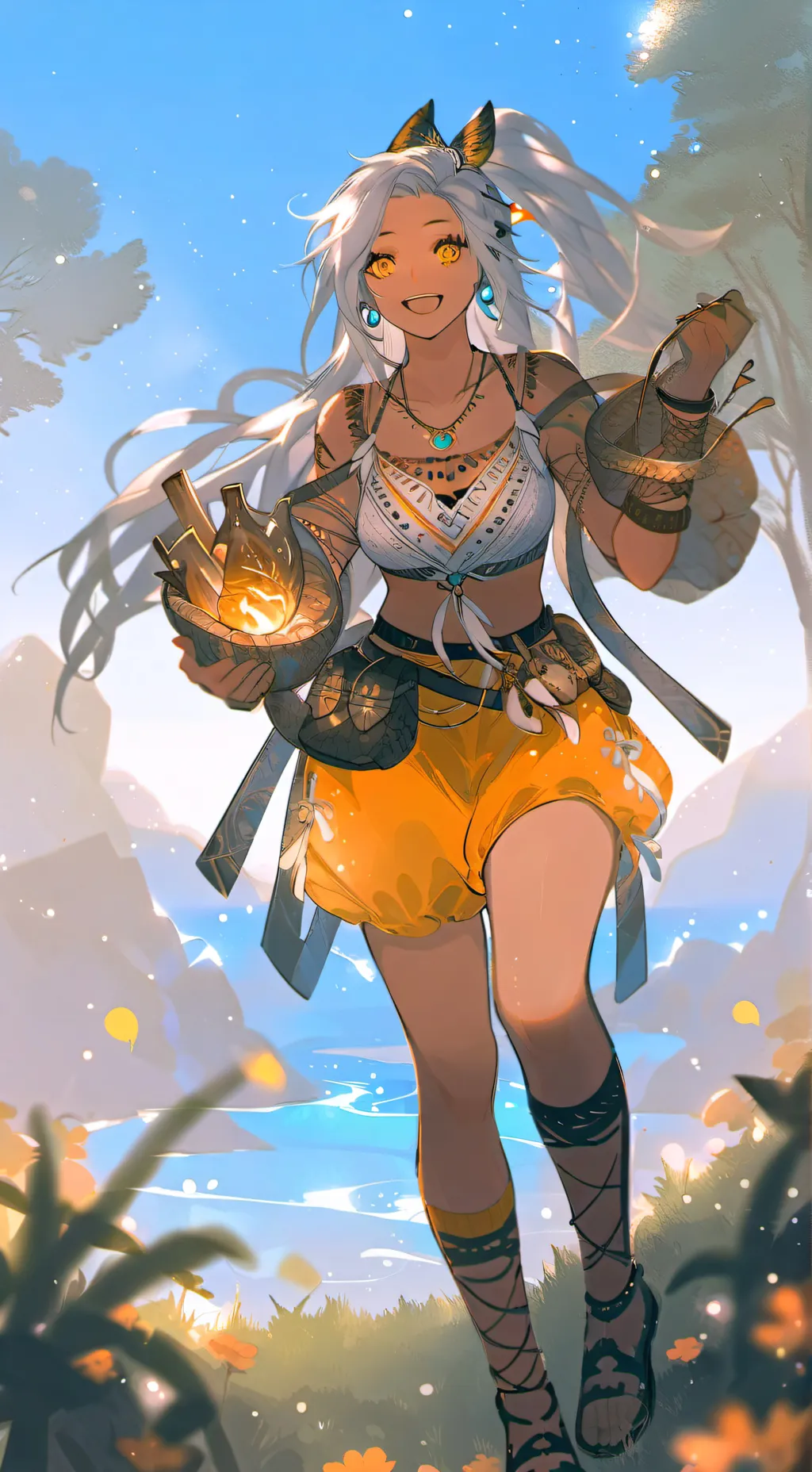 ai character: catarina background