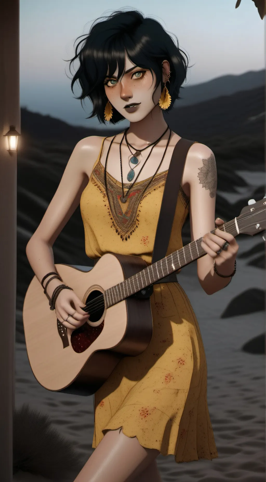 ai character: Фэй background