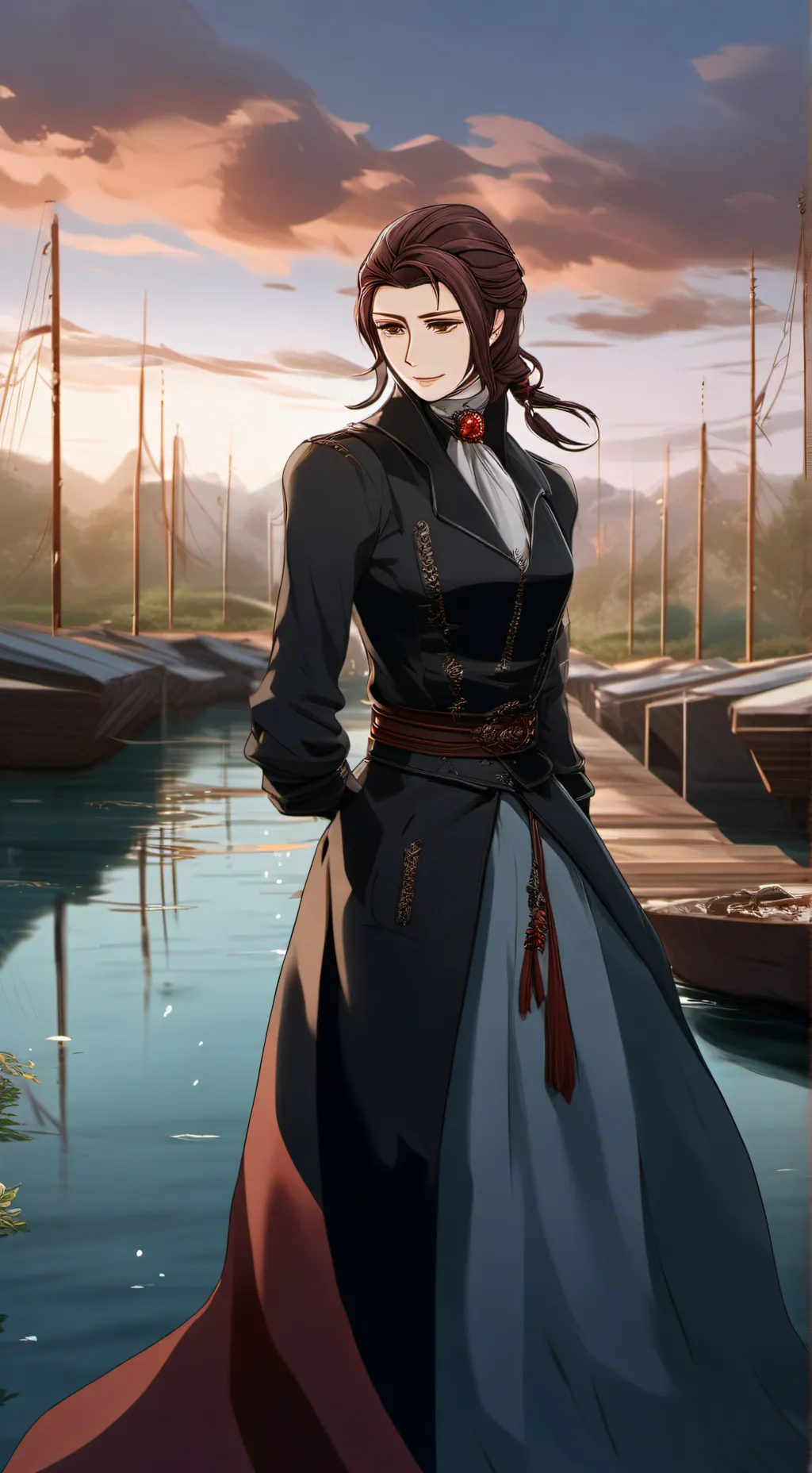 ai character: Hope Jensen  background