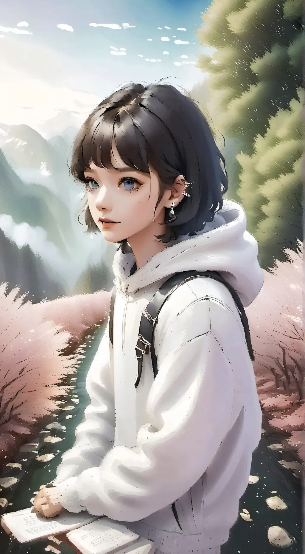 ai character: ~ria~ background