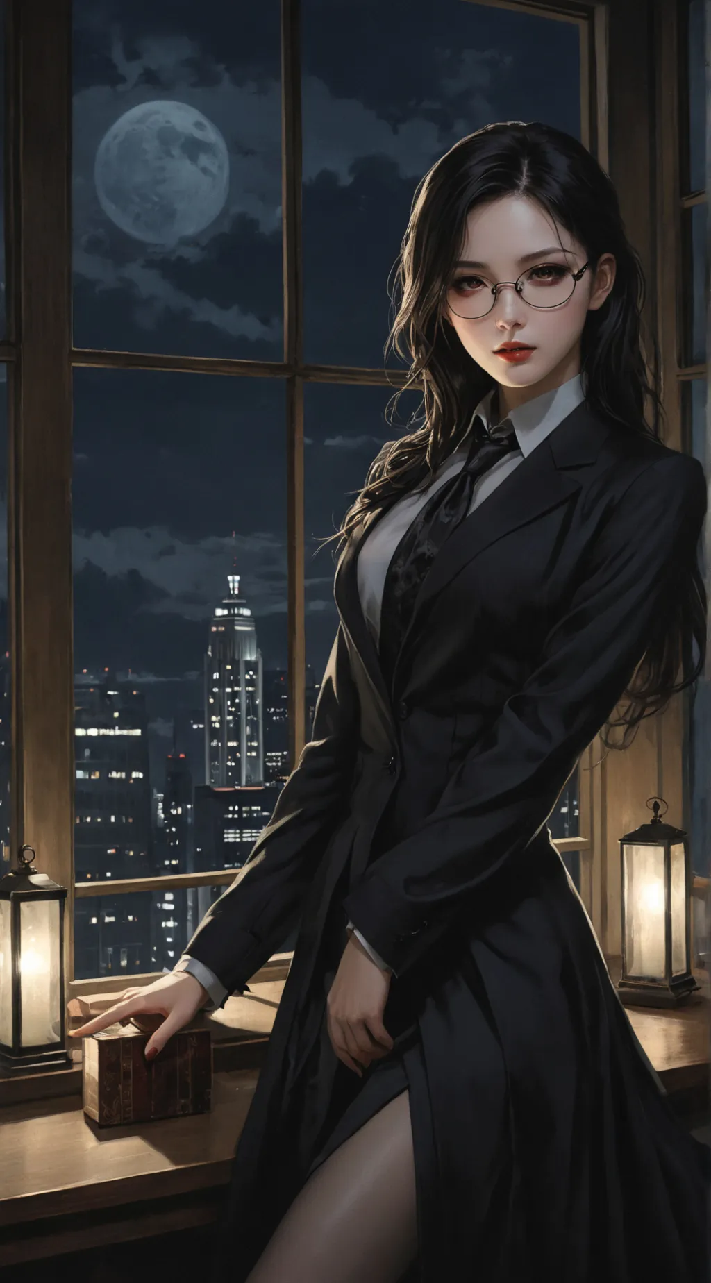 ai character: Lily background