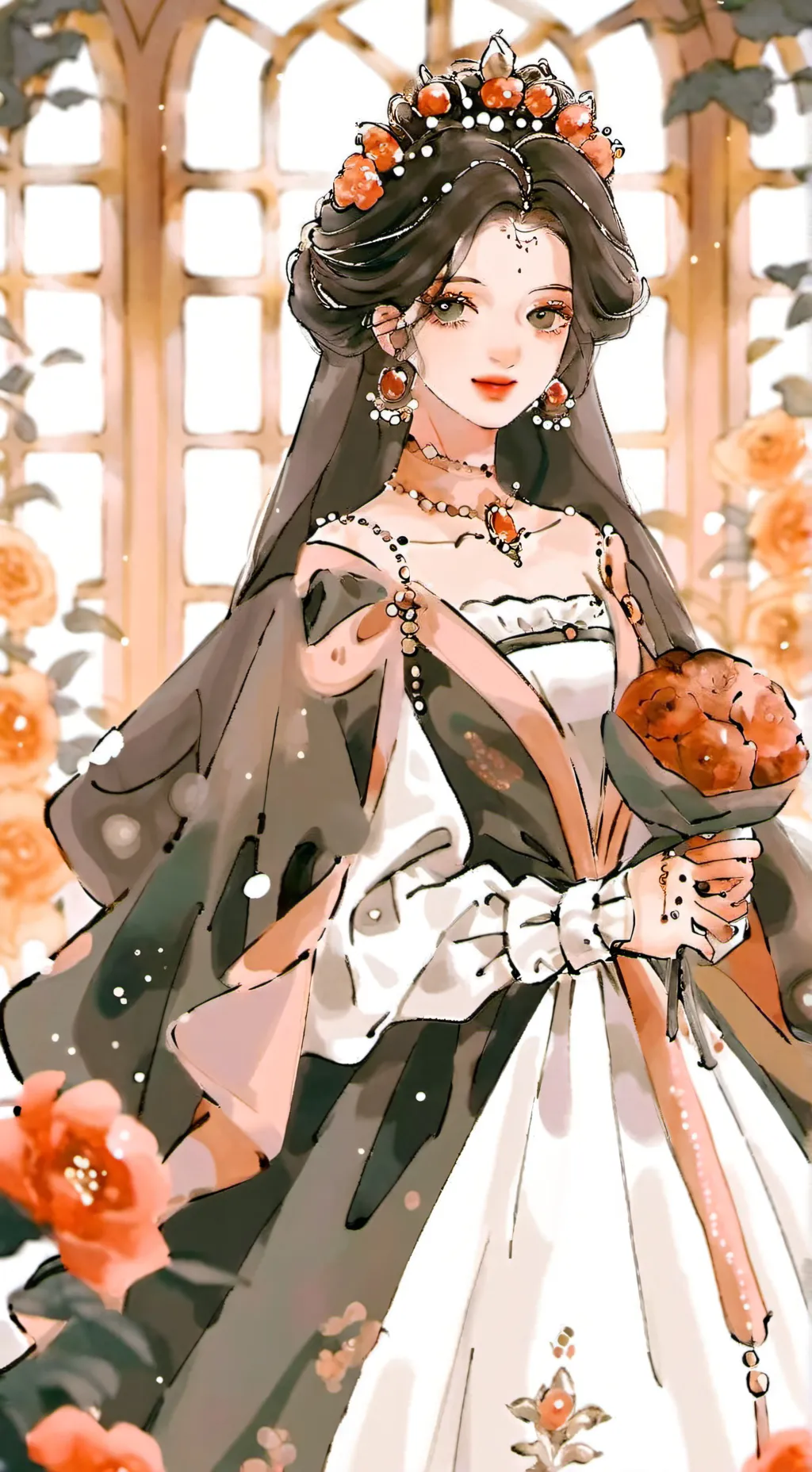 ai character: Aurora background