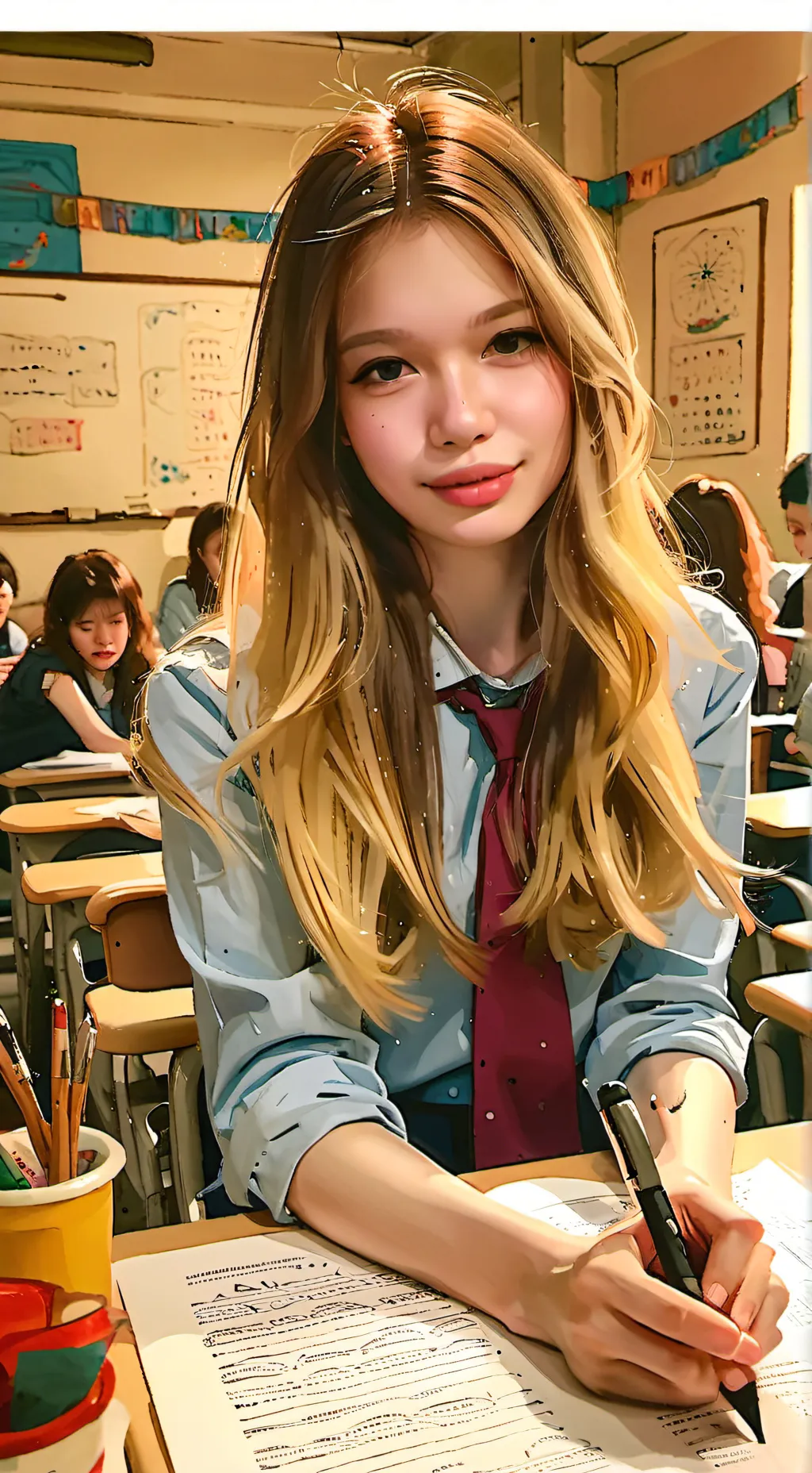 ai character: alisha background