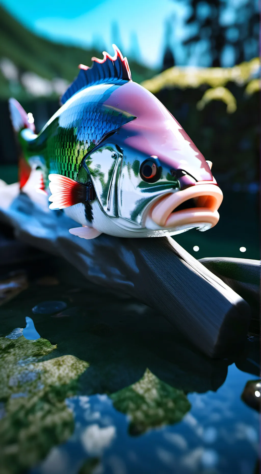 ai character: ROBLOX FISCH background