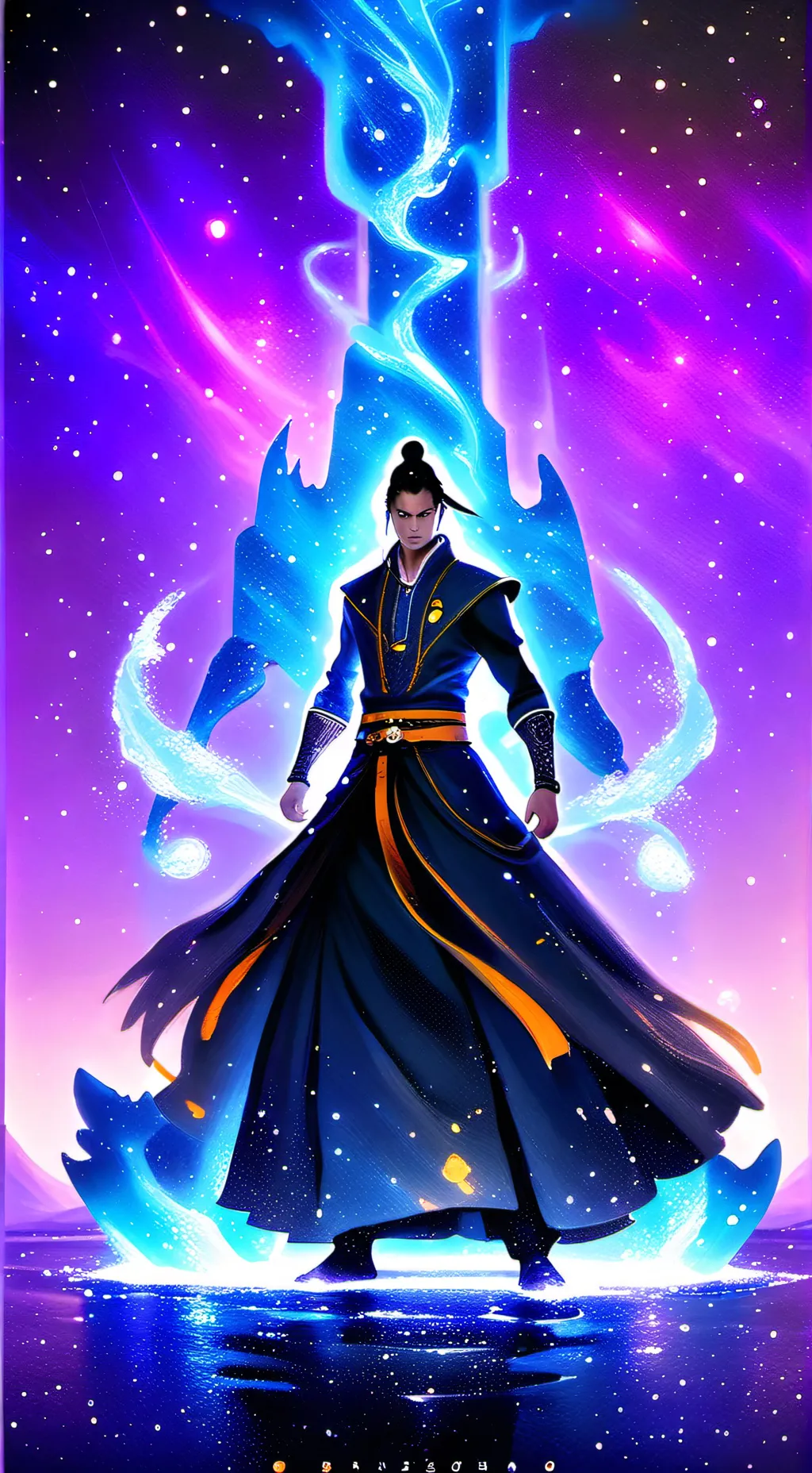 ai character: Watertribe ATLA background