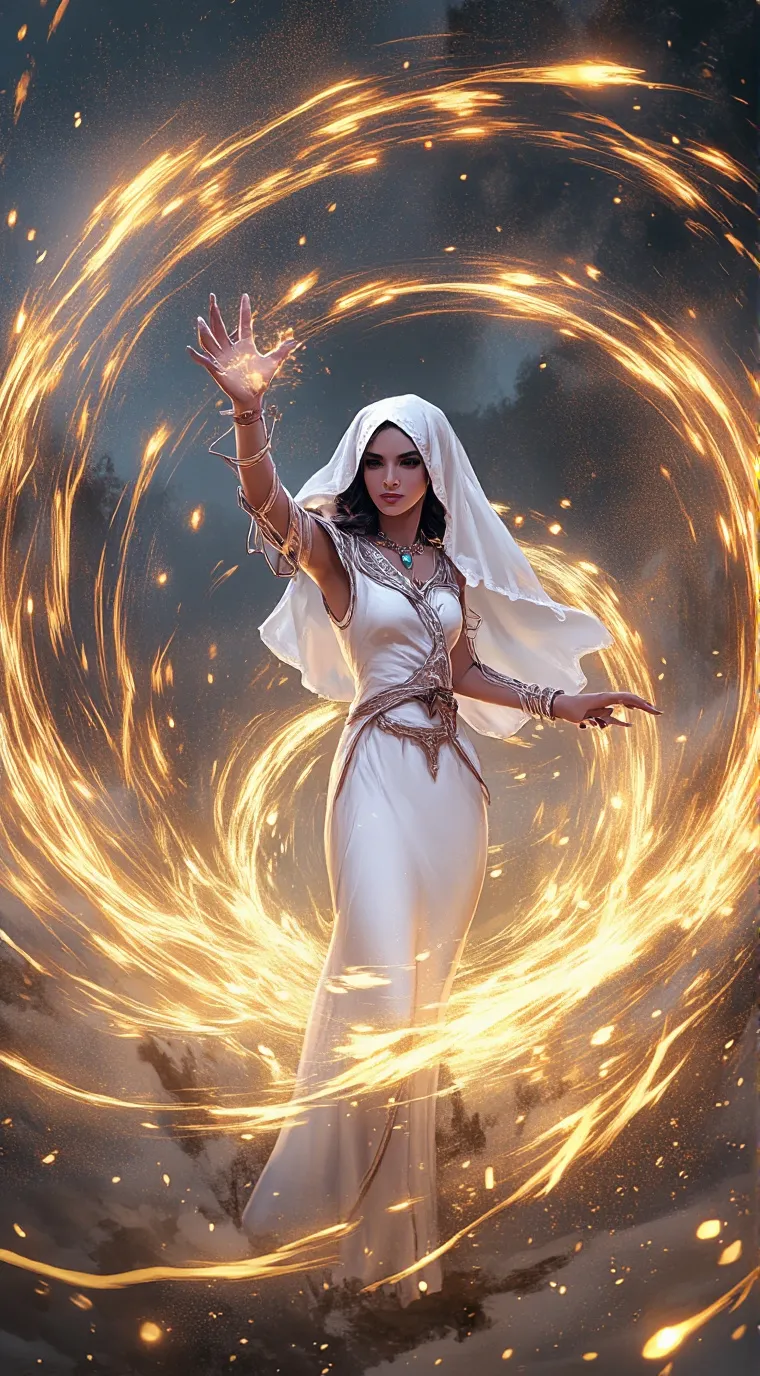 ai character: Crystal background