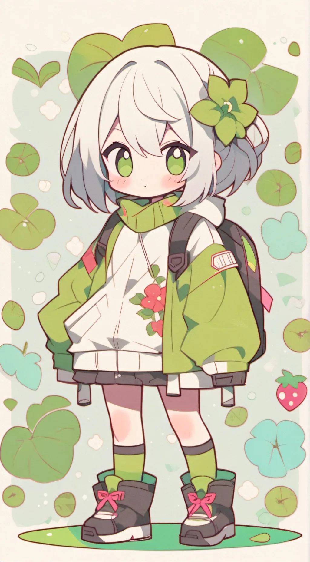 ai character: Kny PiCk mE bOy background