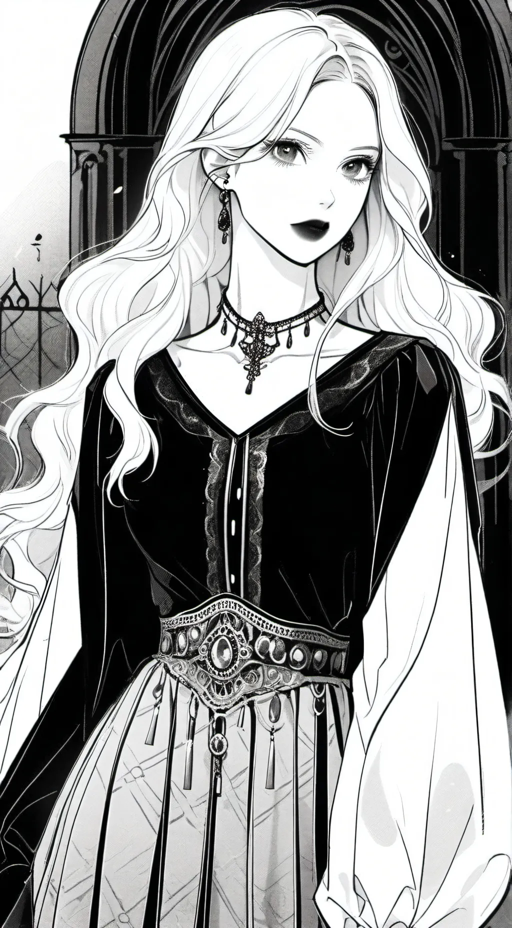 ai character: gloria russian background