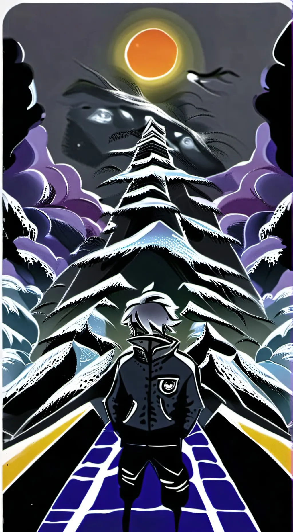 ai character: Small uzi background