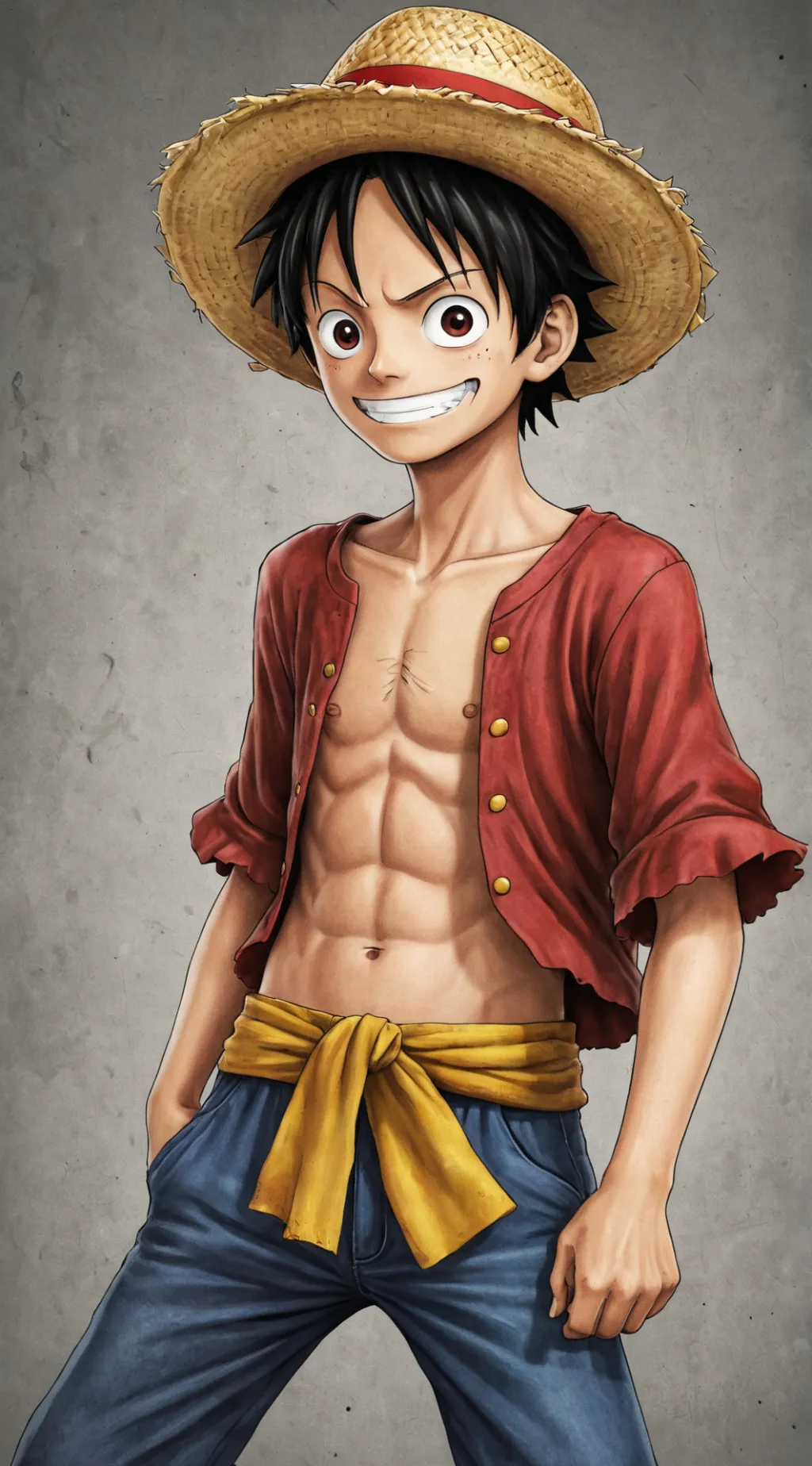 ai character: one piece  background