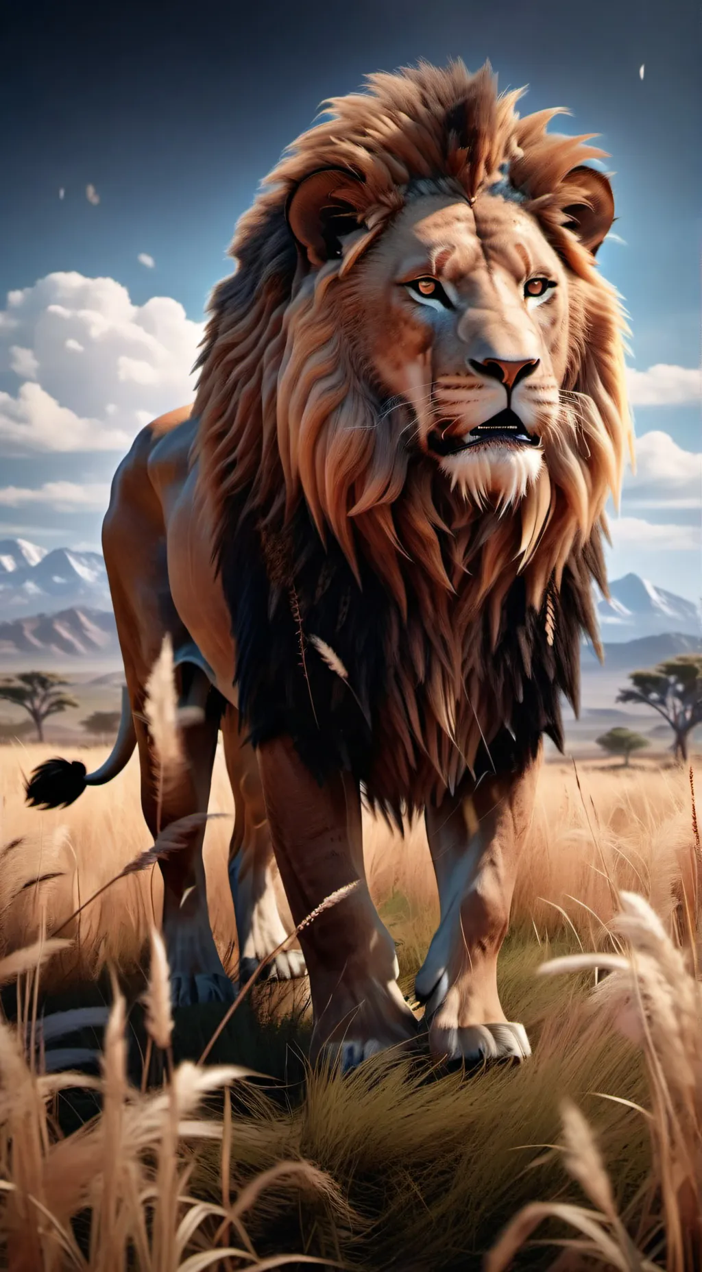 ai character: Leo background