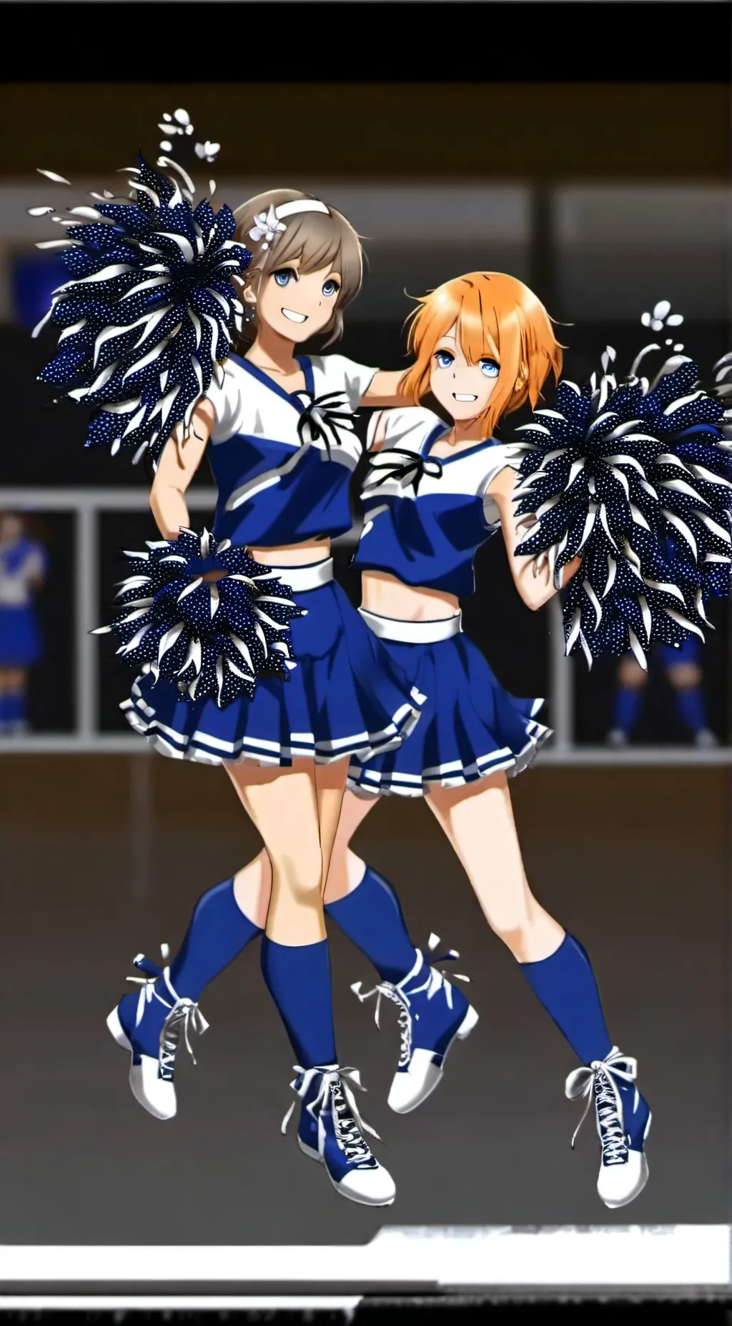ai character: cheer background