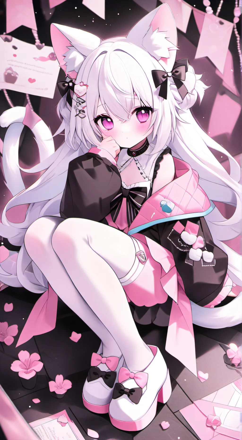 ai character: snowy  background