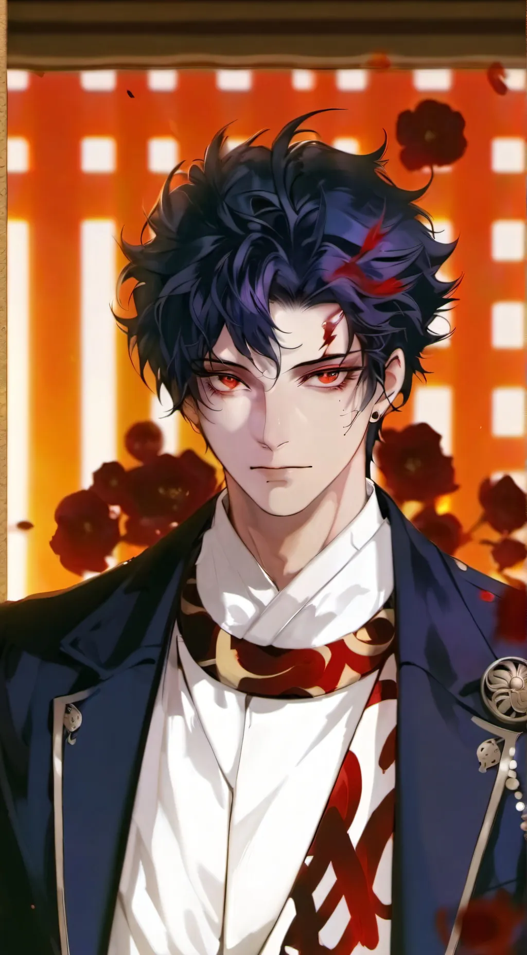 ai character: Muzan Kibutsujii background